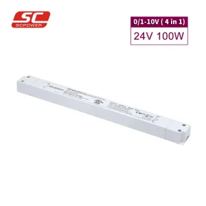 0-10V 24VDC 100W Linear Power Supply LED Tube Driver for LED Lighting Projects