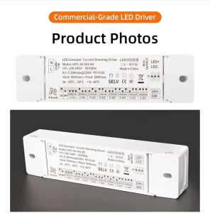0-10V Dimmer Single Color LED Driver with 3-in-1 PWM Dimming ON/OFF 50W 40W 30W 20W