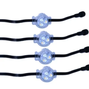 0.96W 12V Permanent Indoor/Outdoor RGBW LED Pixel Christmas Lights UCS2904 IP68 Waterproof