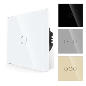 1 2 3 4 Gang EU Smart Home Remote Control Switch 240V WiFi Zigbee Touch Wall Light Switch