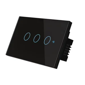 1 2 3 4 Gang WiFi RF 120 Type Smart Wall Touch Light Switch with Remote Control US Standard