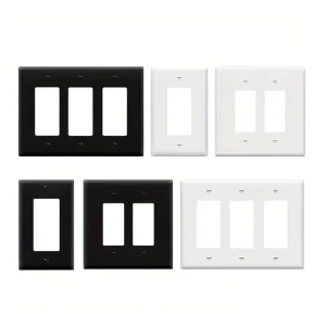 1-4 Gang Normal Size Electric Wall Switch Plate