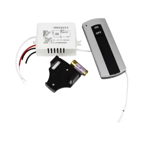 1-Channel 220V 300W Wireless Digital RF Remote Control Light Switch 10A 30-100m Range IP65 KY-006