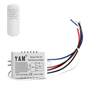 1 Channel 220V Wireless Digital Remote Control Light Switch
