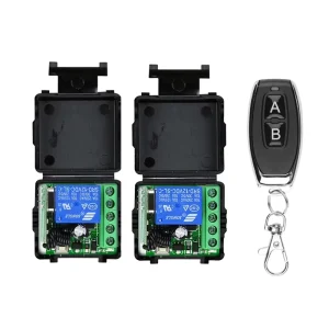1-Channel 433MHz RF Wireless Relay Switch Module 12V 10A 220V/24V with Remote Control