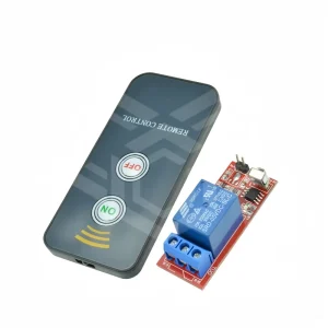1-Channel Infrared Relay Driver Module Board with 2-Button Remote Control 5V/12V Relay Switch