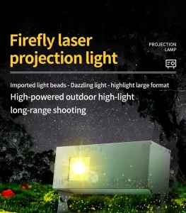 10 20W Dynamic Firefly RGBW Laser Projector IP65 Waterproof Garden Light Outdoor Romantic Atmosphere Lamp for Lawn Park Yard