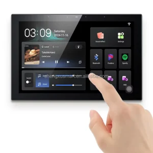 10 Inch Wall Switch Independent Music Playback Amplifier with Two Zones Control System 6 Languages Switchable