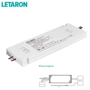 100-120VAC 36W Ultra-Thin UL FCC Class 2 LED Light Strip Driver Constant Voltage Power Supply
