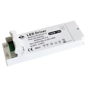 100-240VAC 100W CE Non-Dimmable Ultra-Thin 12V LED Driver