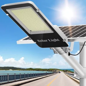 100W 200W 300W 400W Split-Type Waterproof LED Solar Street Light, Remote Control, IP65, LiFePO4