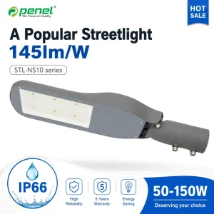100W 200W IP66 LED Road Highway Street Light 150lm/w Aluminum Heat Sink IoT Smart Control