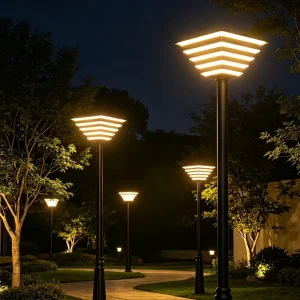 100W 200W Solar LED Street Light Outdoor Garden Pole Lamp Smart Light Sensor IP65 Waterproof for Park Roadway Landscape Lighting