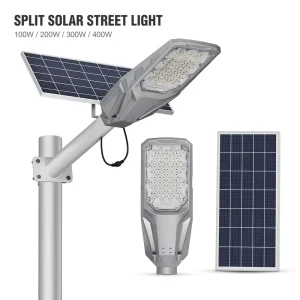 100W 400W Solar Street Light IP66 Waterproof LED Solar Lamp with Motion Sensor and Remote for Highways