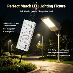 100W IP67 Waterproof LED Driver for Outdoor Lighting