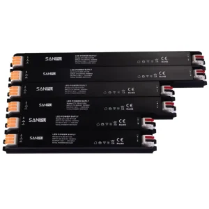 100W LED Strip Driver Constant Voltage 12V 24V AC DC CCTV Indoor Slim Black IP20 10A 20A 6A CE RoHS for Switching Power