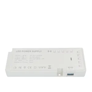 10+1 Multi-Port Ultra-Thin Plastic LED Driver 12V 36W Constant Voltage AC-DC LED Strip Power Supply Triac Dimmable