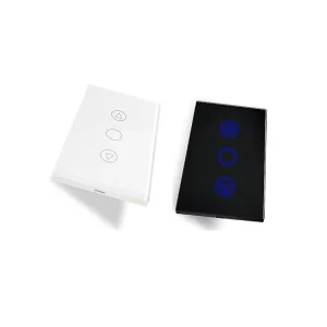 10A 240V Smart Light Curtain Switch Dimmer Switch Touch Panel Durable WiFi Works Alexa Google Voice Assistants Smart Life Tuya