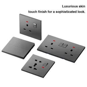 10A PC Material Wall Switch Socket with USB-C and WiFi Hotel Standard