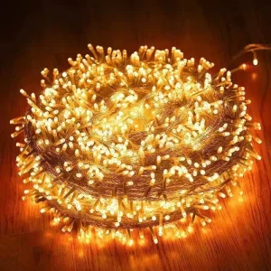 10M 100LED String Lights Copper 8 Modes Waterproof IP44 Plug-in Indoor Outdoor Christmas Fairy Garden Tree Party Wedding Light