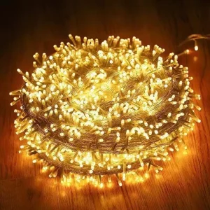 10M 100LED String Lights Outdoor Indoor Plug-in 8 Modes Waterproof IP44 LED