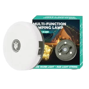 10M LED Strip Camping Light USB Rechargeable Dimmable Warm White RGB Outdoor Tent Garden Party Atmosphere Camping Light