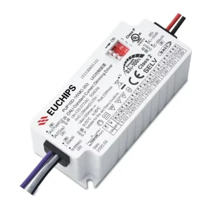10W 20W 40W North America Market Single Output LED Triac Dimmable DALI Constant Current DC Input Driver