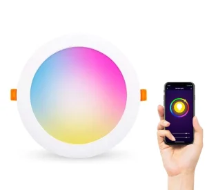 10W 20W RGB+CCT 2700K 6000K Wifi Tuya Smart LED Ceiling Downlight with Remote Control