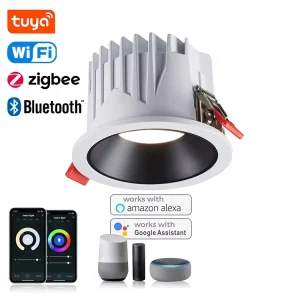 10W Aluminum DALI LED Smart Light, White, Indoor and Commercial