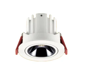 10W Antiglare Dimmable LED Ceiling Panel Light IP44 24/36 Beam Angle Recessed