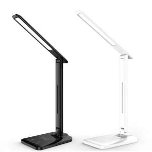 10W Wireless Charger LED Desk Lamp Eye friendly Touch Control Table Lamp USB Charging Student Reading Lamp Night