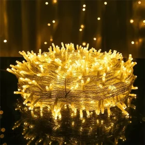 10m 20m Romantic Fairy Star LED String Light AC 110V 220V for Fairy Christmas Holiday Garland Party Outdoor Party Decoration