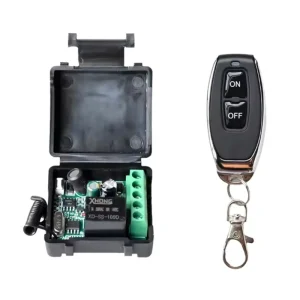 110/220/230V 433 MHz Wireless Smart Light Switch, Latching Relay, RF Remote Control Transmitter for Lamps