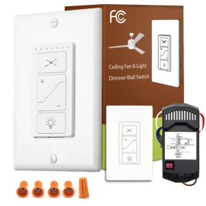110V 120V Ceiling Fan Wall Switch and Remote Control Kit ABS Ceiling Fan Remote Control and Receiver