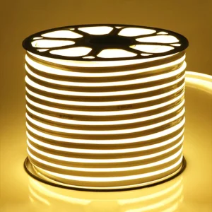 110V 220V Flexible Copper Neon LED Strip IP67 Waterproof Landscape Lighting 120 LEDs m 8*16mm Indoor Outdoor Decoration