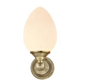 110V 230V Vintage Wall Lighting for Home Antique Brass Drop shaped Glass Living Room Bedroom Wall Lamp 6862