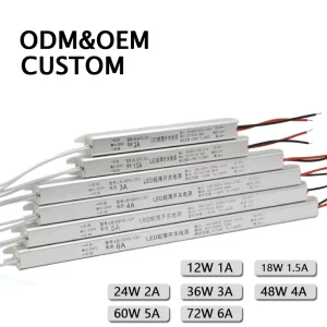 110V-260V Max 6A LED Driver Transformer Single Output External Power Supply Lighting Driver Switching