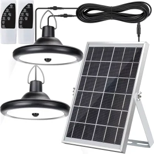 112 LED IP65 Solar Pendant Lights Super Bright Garden Outdoor Hanging Ceiling Lights