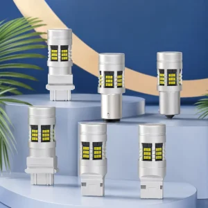 1156 1157 3157 7443 LED Bulb White Canbus Error-Free Turn Signal, Brake, Reverse and Backup Light