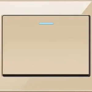 118 Type Tempered Glass Black Wall Switch Thai Style 3 Gang IP23 2-Outlet USB Multi-Hole Plug