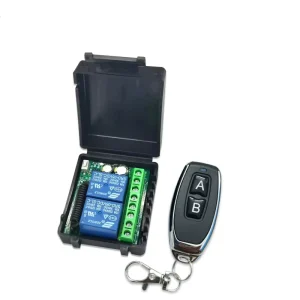 12-24V 2-Way Wireless Remote Control Switch Door Access Barrier Module