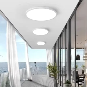 12-30 W Ultra-Thin Circular LED Ceiling Light, Waterproof, Dustproof, Insect-Proof, Surface-Mounted