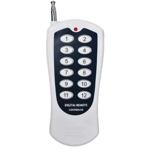 12 Channel Wireless Relay Switch Outdoor Light Remote Controller 315/335/433/868MHz CY112D-12