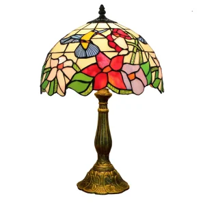 12 Inch Creative Retro Bar Art Lamp Tiffany Lampe Bird Decor Bedroom Table Lampara De Mesa Mesa Tiffany Tifany Lamps Table