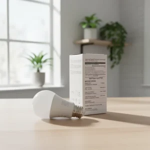 120V 9W E26 LED Light Bulb with Silicone-Potted Driver A19 Shape