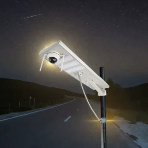 120W 50W 300W 1000W 4G WiFi Smart Sensor Solar LED Street Light with Outdoor CCTV Camera