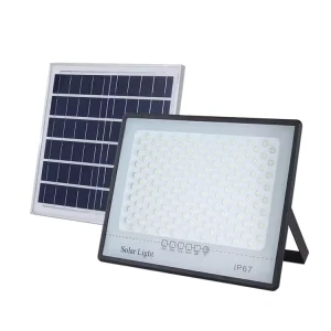 120W Solar Outdoor Flood Light Waterproof 5m Cable Wall Lamp for Landscape Garden