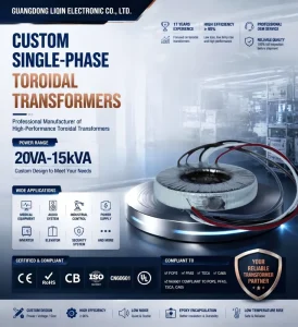 12V 10VA 50Hz Toroidal Core Power Transformer for Electronic Lighting Single-Phase Copper