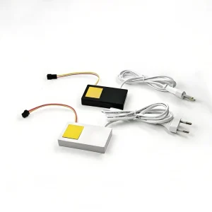 12V 1A 12W Mini Capacitive Touch Switch EU Plug Dimmable Touch Sensor Controller for Bathroom Vanity Mirror LED Strip Lights