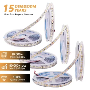 12V 24V 2835 LED Strip Light 5M 10M 15M 20M 60 120 240 480 LEDs Natural White Warm White Cool White